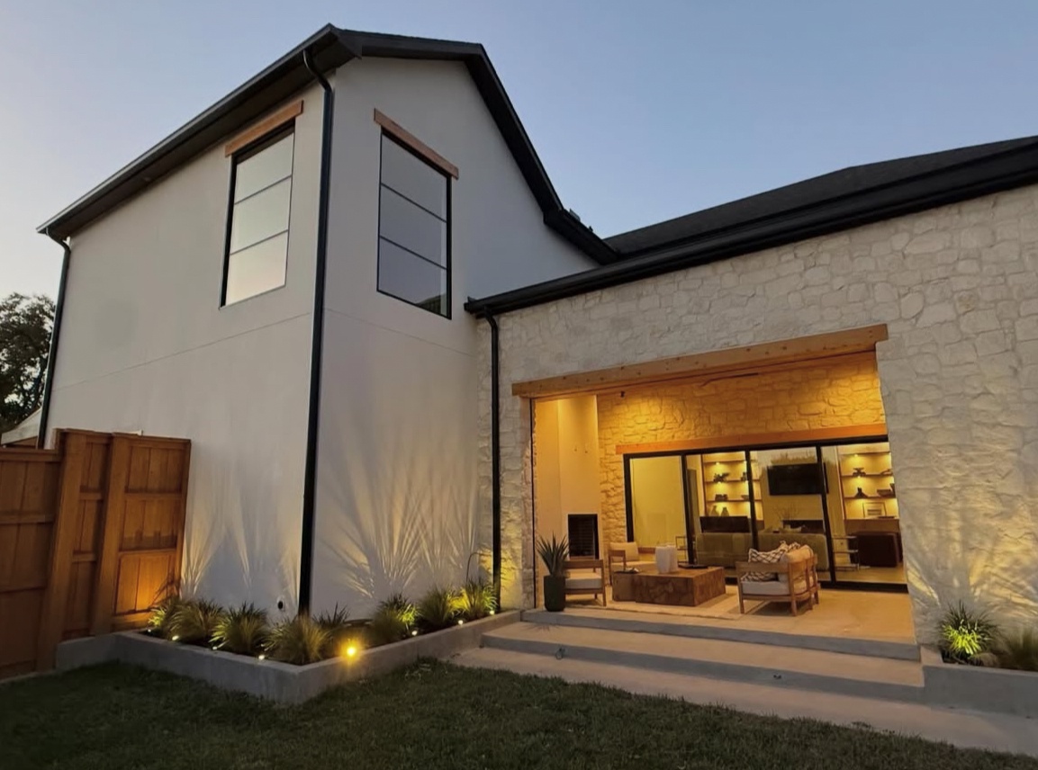 Luxury custom home construction